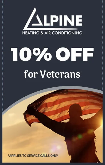 Military offer - 10% off for veterans